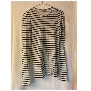 Burberry striped long sleeve t-shirt